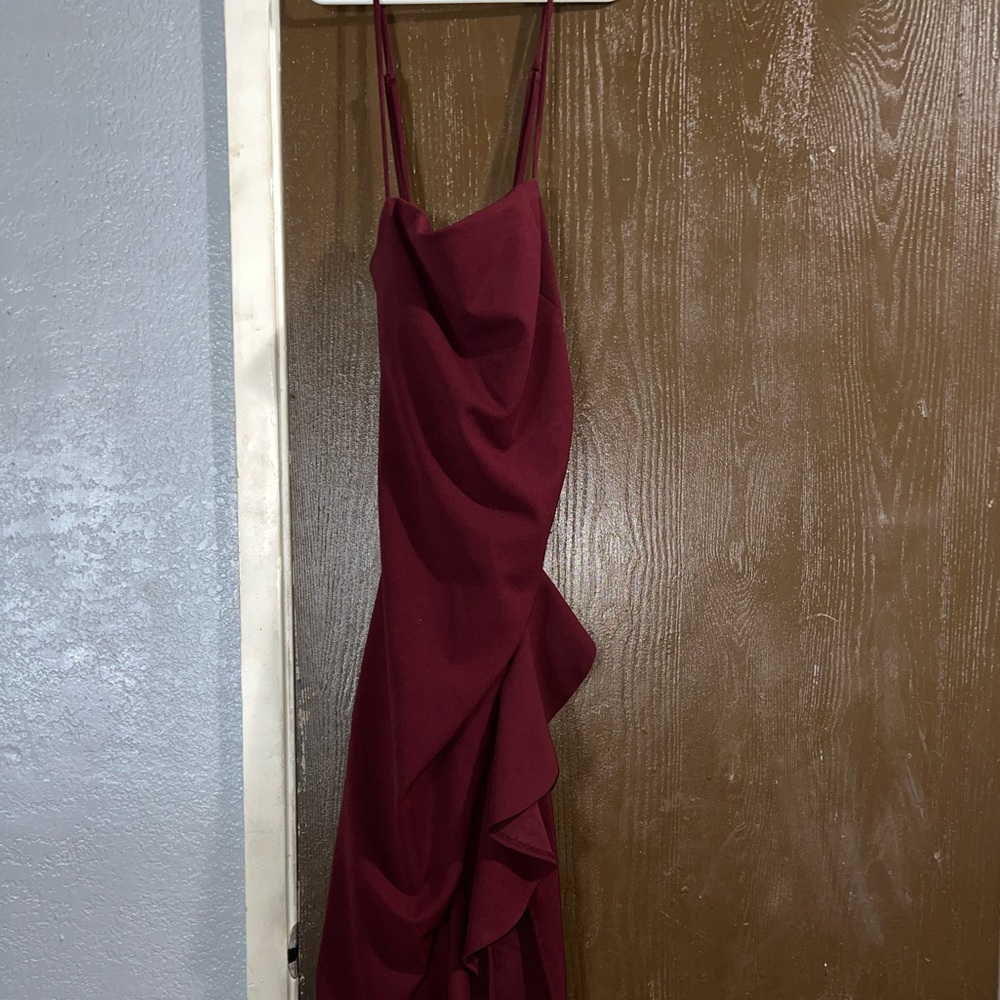 Burgundy dress bought at Nordstrom size: L (Large)